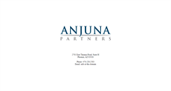 Desktop Screenshot of anjunapartners.com